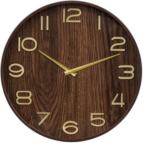 Horloge en bois grand modèle IVANA (1/4)
