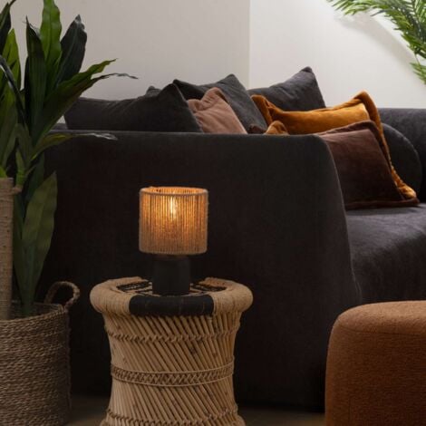 Lampe cylindre en céramique