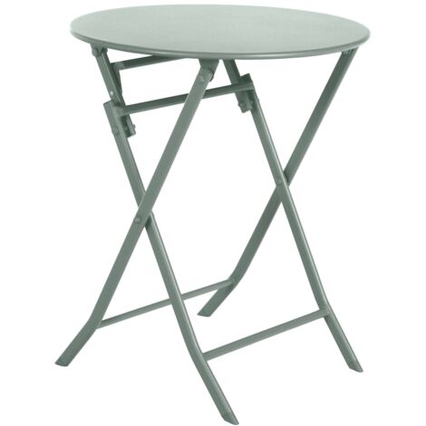 Table de jardin pliante ronde 2 places GREENSBORO