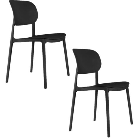 Lot de 2 chaises d'intérieur et extérieur design moderne CHEER (1/5)