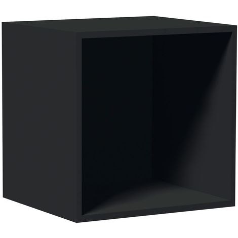 Cube de rangement empilable - 35,5 x 35,5 cm - 35,5 x 34 x 35,5 - Noir