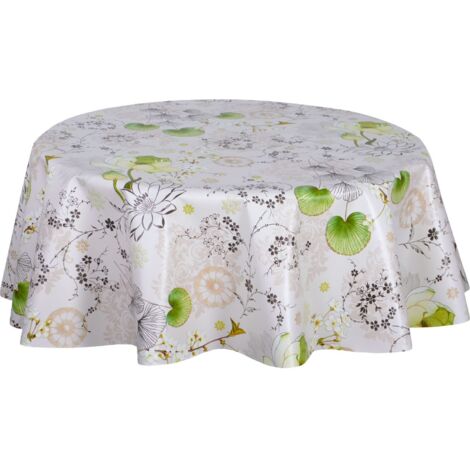 Nappe en toile cirée ronde PALACIA