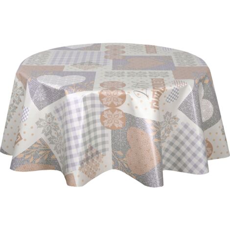 Nappe en toile cirée ronde HYTTE