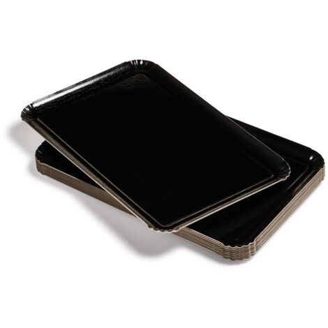 Lot de 25 plateaux traiteur noir (1/3)