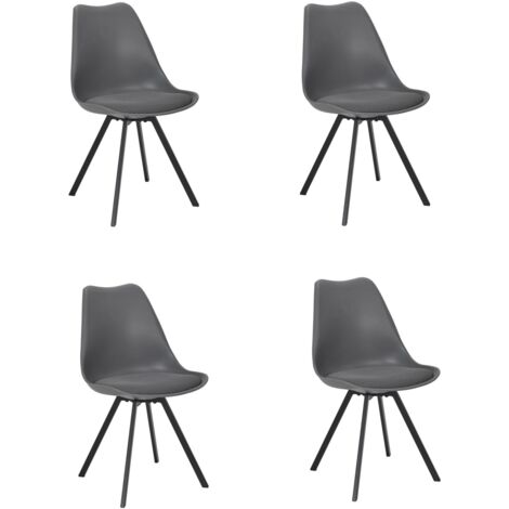 Lot de 4 chaises avec coussin ATOME (1/5)