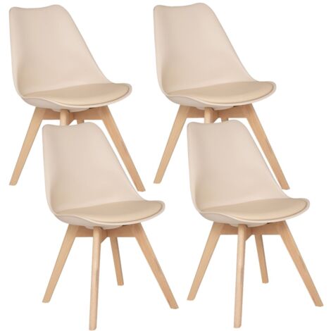 Lot de 4 Chaises design scandinave Baya (1/5)