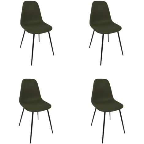 Lot de 4 chaises avec tissu texturé ATOME (1/5)