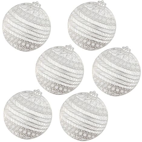 Lot de 6 sets de table boule de Noël (1/4)