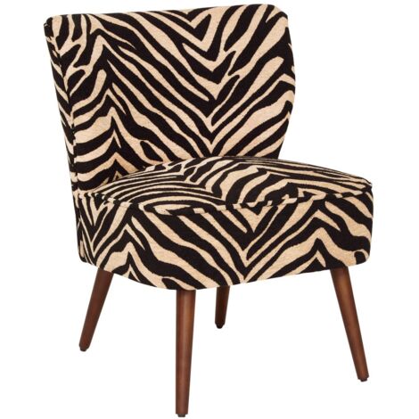 Atmosphera – Fauteuil relax Chiara camel – Assise large 68,5x62,5cm – Mousse semi-ferme – Pieds en bois d'hévéa – Tissu Oeko-Tex®