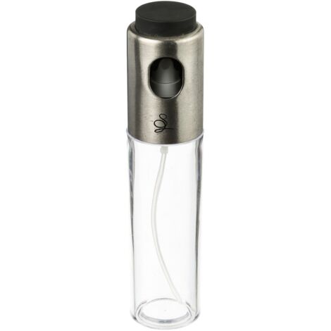 5Five Simply Smart – Vaporisateur en verre pour huile et vinaigre – Pulvérisateur ergonomique – Dosage précis – Longueur 18 cm – Pour assaisonnement à table