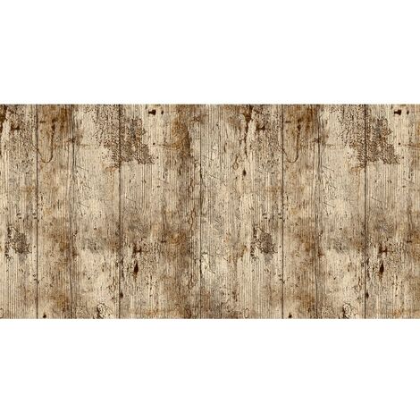 Rouleau adhésif décoratif effet bois en pvc, l.45 x H.150 cm chêne rustic