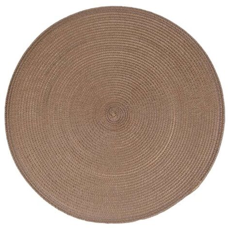 Lot de 6 sets de table ronds tressés TRESSE