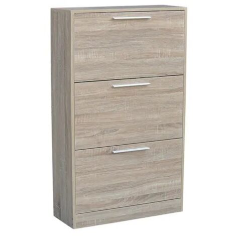 Meuble à chaussure 3 portes basculantes 18 paires PRATIK (1/4)