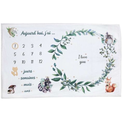 Couverture âge étape bébé Nature (1/2)