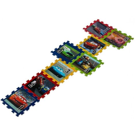 Jeu de la marelle sous forme de tapis Cars (1/2)