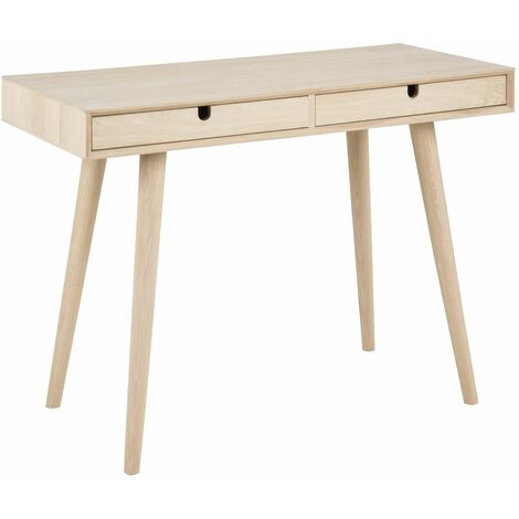 Bureau 2 tiroirs design scandinave DINER (1/4)