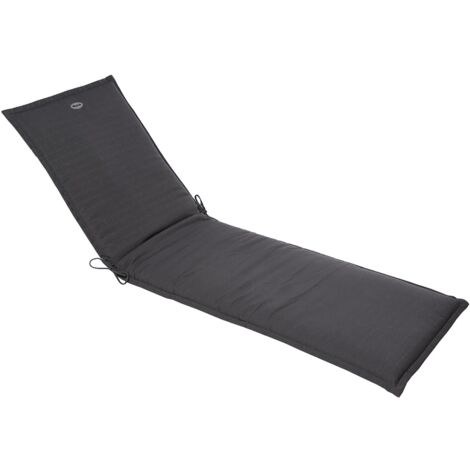 Hesperide – Coussin bain de soleil 190 x 60 cm – Polyester déperlant – Déhoussable et lavable – Compatible transats standards