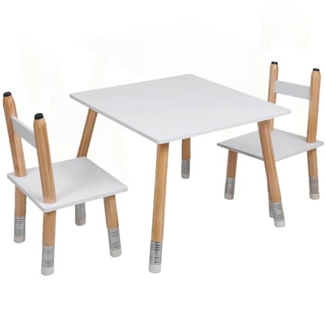 Table enfant avec 2 chaises CRAYONS (1/5)