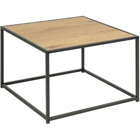 Table basse carré design industriel SIREINE (1/5)