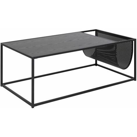 Table basse rectangulaire avec range-magazine SIREINE (1/5)