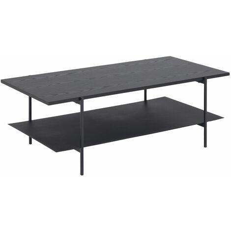 Table basse rectangulaire 2 niveaux design industriel ARIA (1/5)