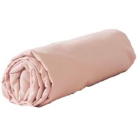 Drap housse 2 places 100% coton lavé bonnet 25 cm