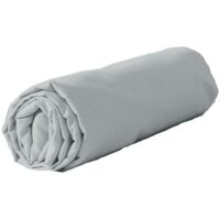 Drap housse 2 places 100% coton lavé bonnet 25 cm