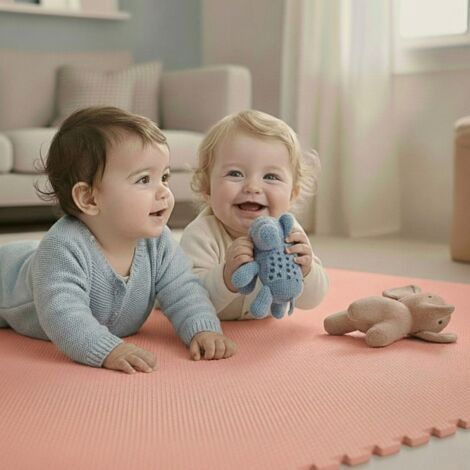 Massido Krabbelmatte 6-teilig 2,16m² - Baby Spielmatte Aus EVA-Schaum