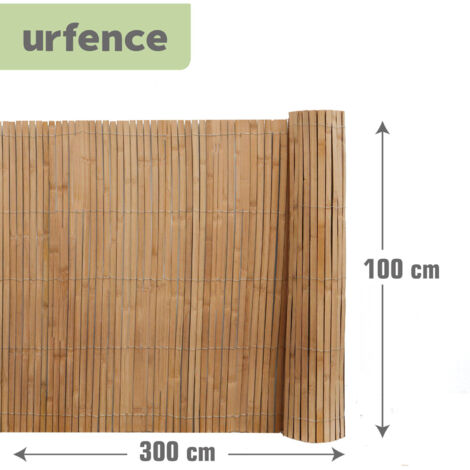 Garten Sichtschutz Zaun Aus Schilf - Bambuszaun 50x1000cm Für Balkon, Pool & Terrasse