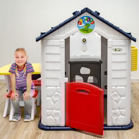 Kinder Spielhaus mit Rutsche Garten Kinderhaus ab 1 Indoor