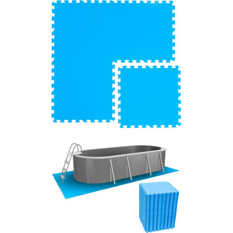15 m² Poolunterlage - 64 EVA Matten 50x50 Pool Unterlage - Unterlegmatten Set (1/5)