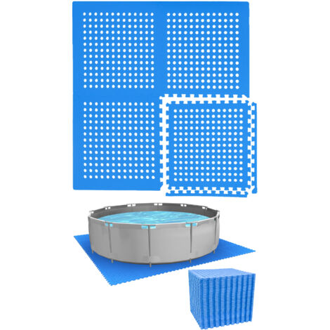 Poolunterlage für 366 cm Pool - 52 EVA Matten - 1cm Outdoor Unterlegmatten Set