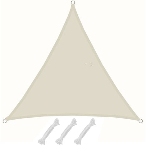 UPF50+ UV Sonnensegel 3x3x3 Polyester Dreieck Wasserabweisend Garten