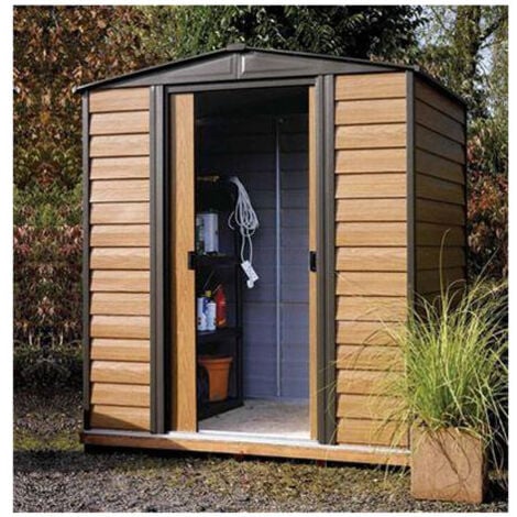 Rowlinson Woodvale Metal Shed 8X6