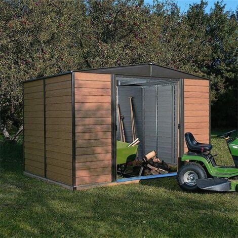 Rowlinson Woodvale Metal Shed 8X6