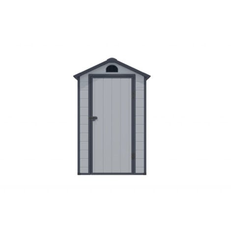 Rowlinson Airevale 4X3 Apex Plastic Shed - Light Grey