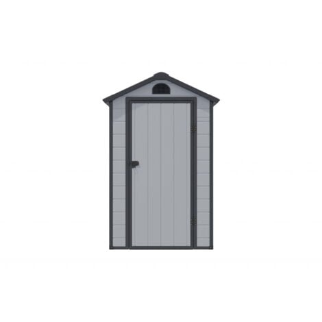 Rowlinson Airevale 4X6 Apex Plastic Shed - Light Grey