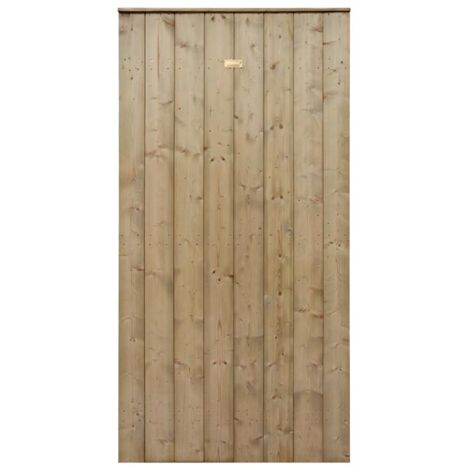 Rowlinson Tongue & Groove Square Top Wooden Gate