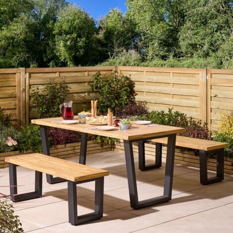 Rowlinson Stockholm 4 Seat Dining Set (1/5)