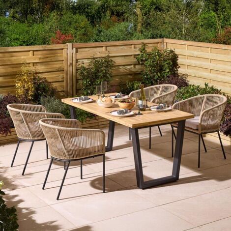 Rowlinson Oslo 4 Seat Dining Set (1/4)