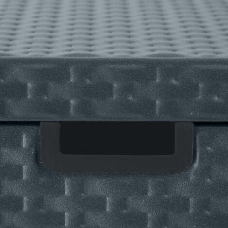 Rowlinson Metal Deck Box - Anthracite