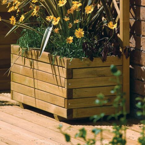 Rowlinson Rectangular Planter & Lattice