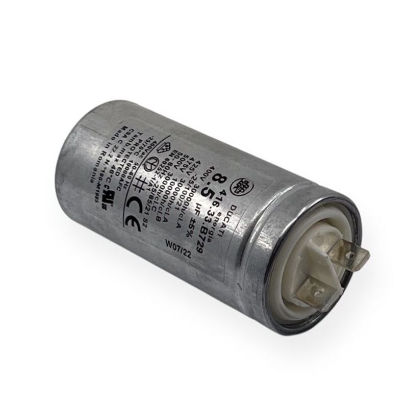 Condensateur à Bain D'huile 8 µF 500V Sic-Safco - Neuf Sous Emballage - Pour électronique, Réparation