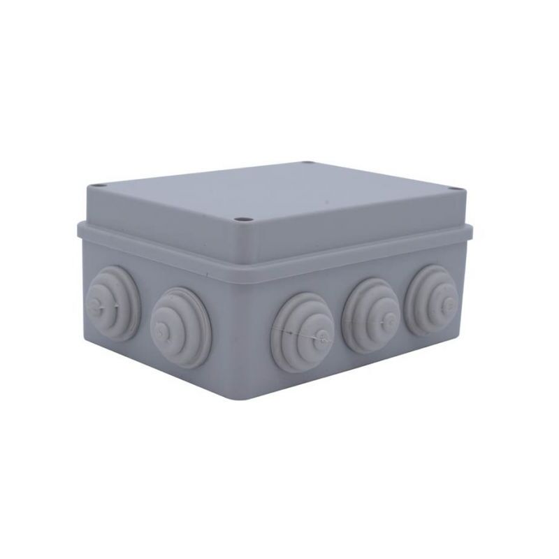 Boite de dérivation étanche IP54 150x110x70mm, en saillie, 10 entrées membranes souples