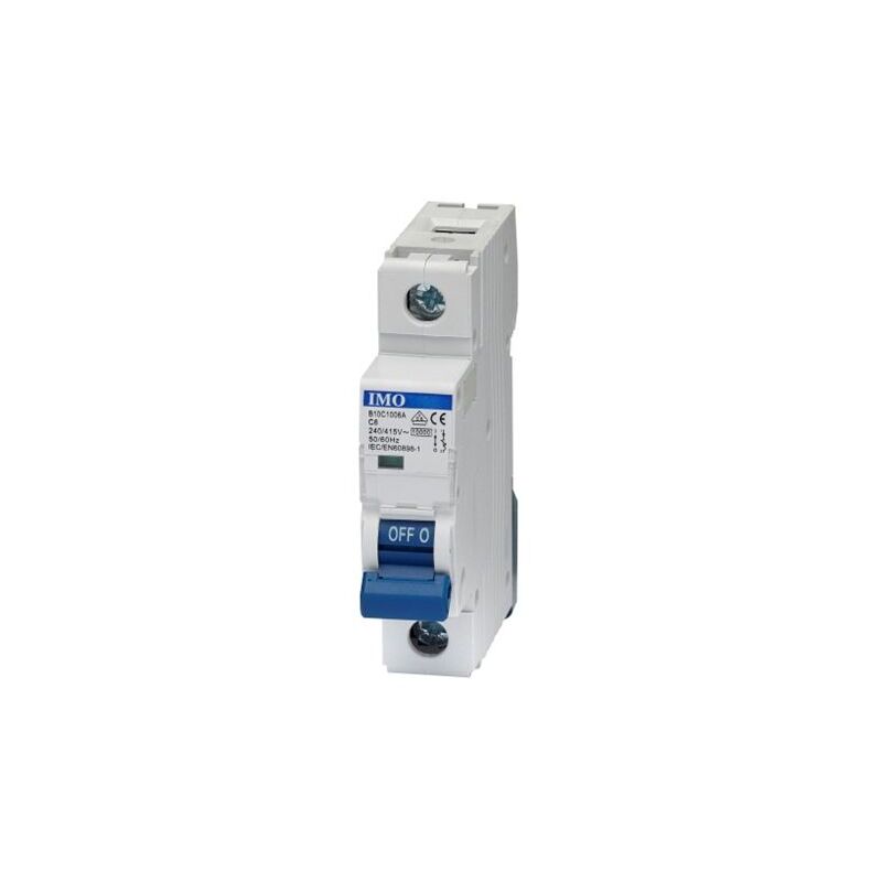 Disjoncteur Tripolaire 3P 10A – Courbe D, 10kA – Pour Montage Sur Rail DIN – IMO B10D3010A