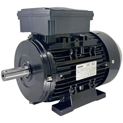 Moteur Électrique Monophasé 220V 0.37kW 1500Tr/min B3 4MLE712 Double Condensateur - CEMER