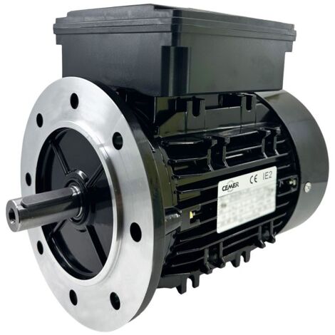 Moteur Électrique Monophasé 220V 0.37kW 3000Tr/min B5 2MLE711 Double Condensateur - CEMER (1/5)