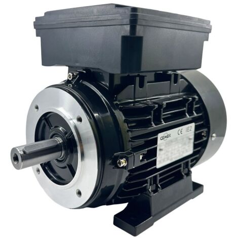 Moteur Électrique Monophasé 220V 0.37kW 1500Tr/min B34 4MLE712 Double Condensateur - CEMER