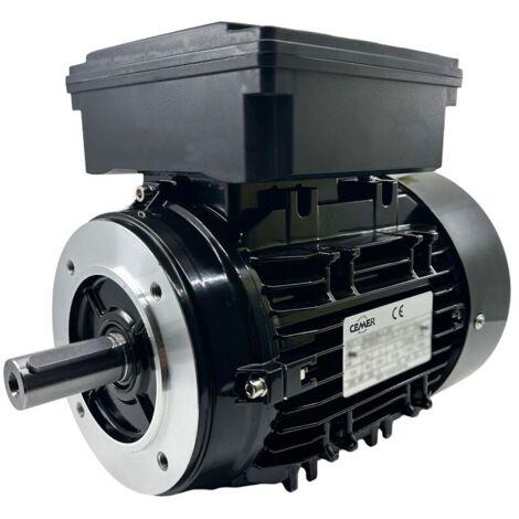 Moteur Électrique Monophasé 220V 4kW 3000Tr/min B14 2MLE112M Double Condensateur - CEMER (1/5)