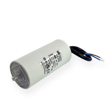 Condensateur permanent 40µF à câble - Ø45x92mm - DUCATI